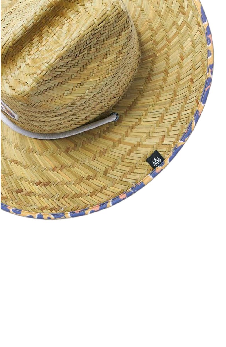Hemlock Cub Big Kids Straw Lifeguard Hat, Alternate, color, Cheetah Print