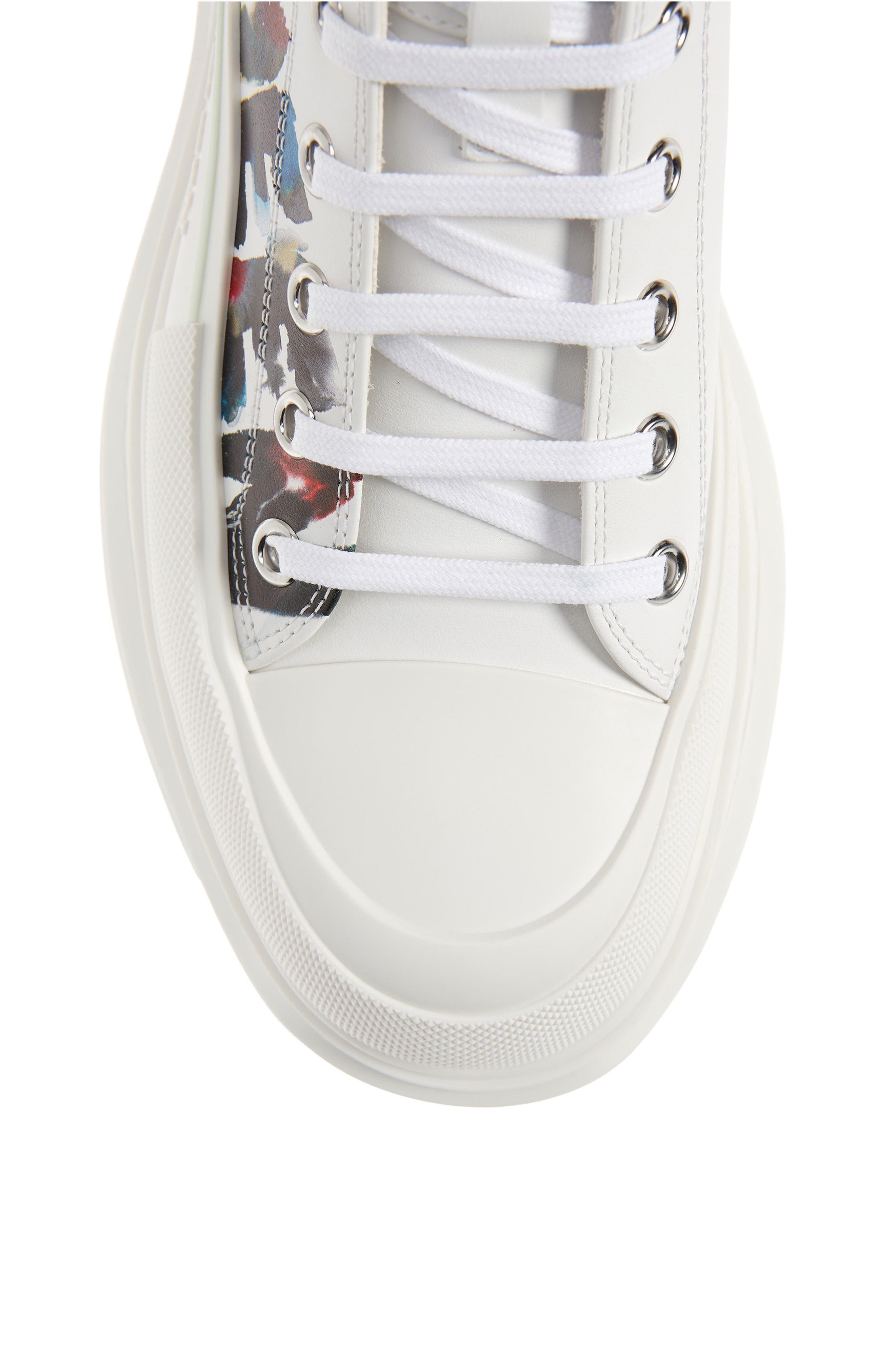 McQueen Tread Slick Grafitti High Top Sneaker, Alternate, color, 
