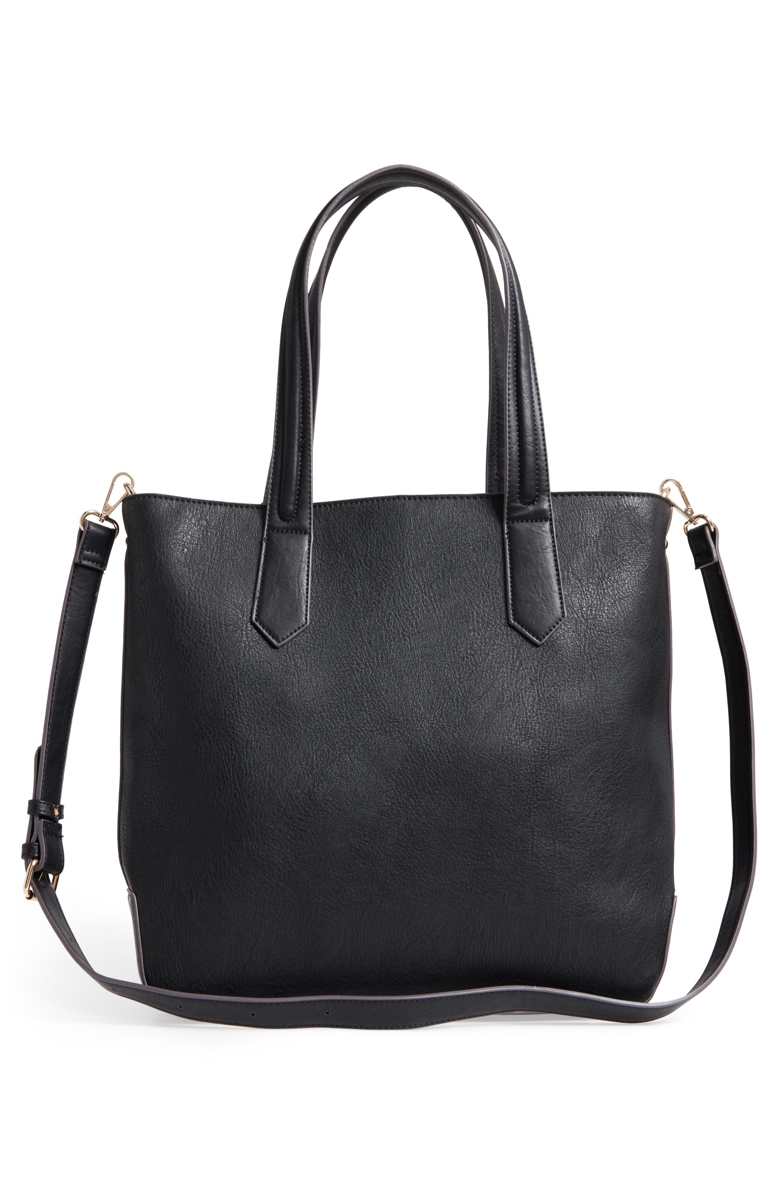 Sole Society Faux Leather Tote, Alternate, color, 