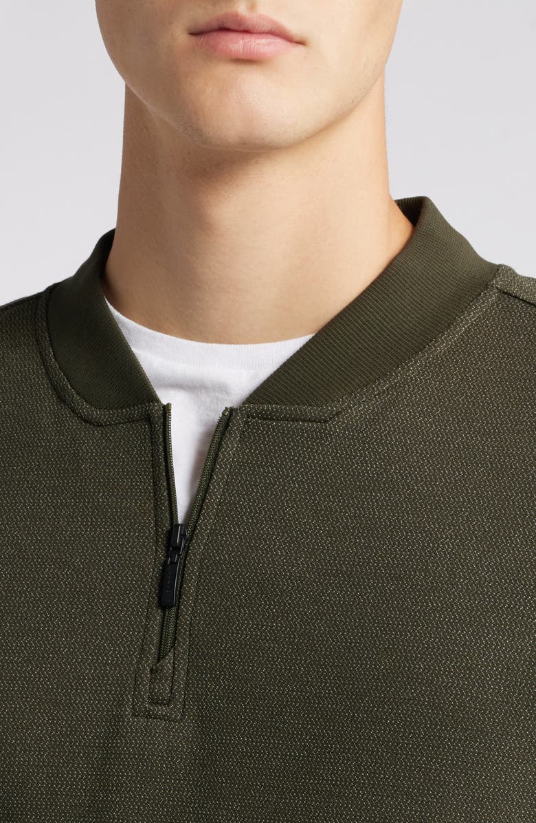 Robert Barakett Gawler Quarter Zip Pullover, Alternate, color, Olive