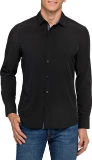 CONSTRUCT Solid Woven Long Sleeve Basic