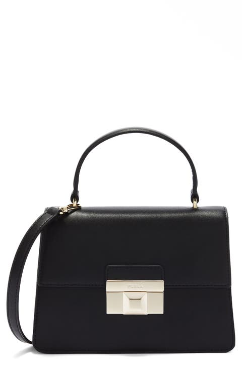 Venere Mini Top Handle Leather Satchel