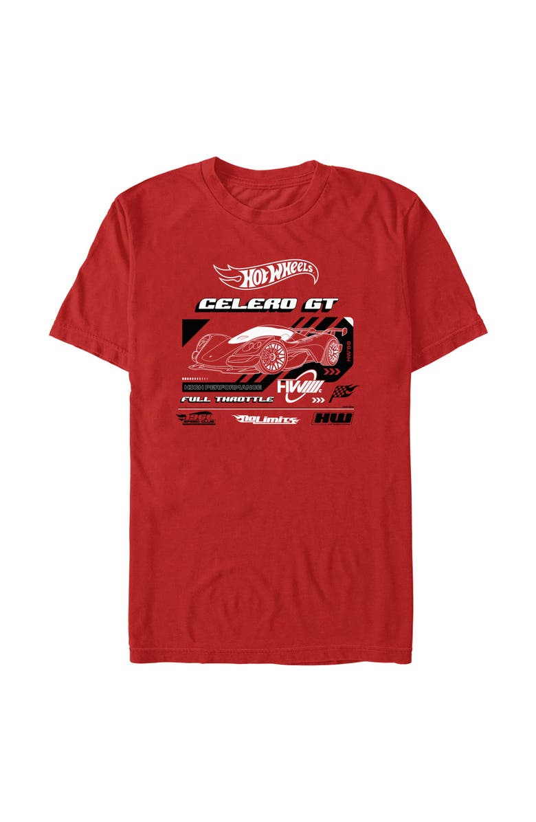Hot Wheels Men's Hot Wheels High Performance Celero GT Graphic T-Shirt, Main, color, Red