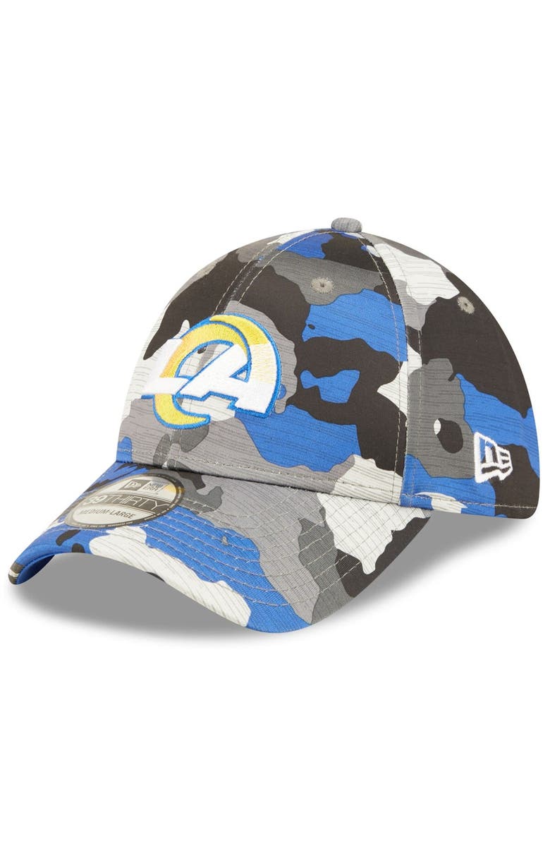 New Era Men's New Era Camo Los Angeles Rams 2022 NFL Training Camp Official 39THIRTY Flex Hat, Alternate, color, 