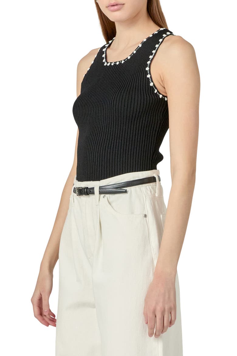 Rib Tank, Alternate, color, BLACK/ WHITE