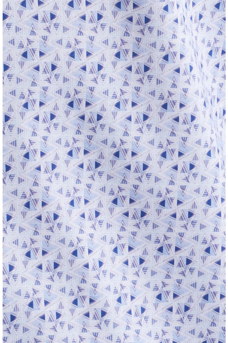 James OoohCotton® Geometric Print Button-Up Shirt, Alternate, color, LILAC