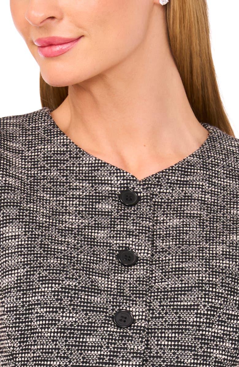 Halogen<sup>®</sup> Tweed Knit Vest, Alternate, color, Rich Black