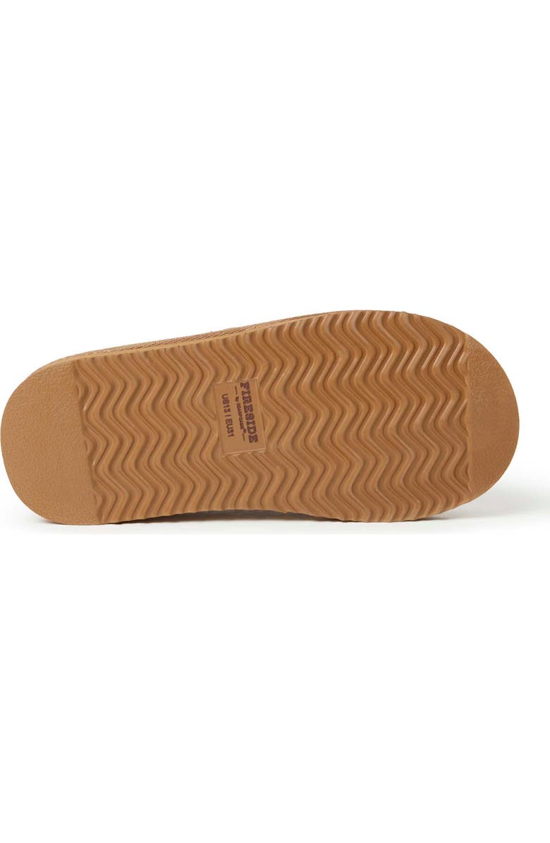 DEARFOAMS Kids' Fireside Dempsey Genuine Shearling Clog Slipper, Alternate, color, Leopard