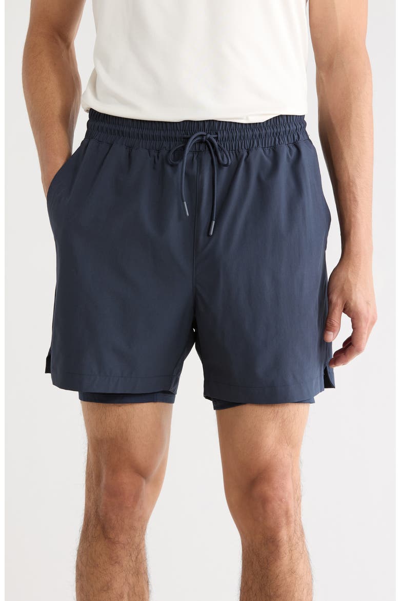 Momentum 5-Inch Training Shorts, Main, color, NAVY ECLIPSE