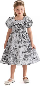 Sweet Cactus Encre Floral Garden Dress