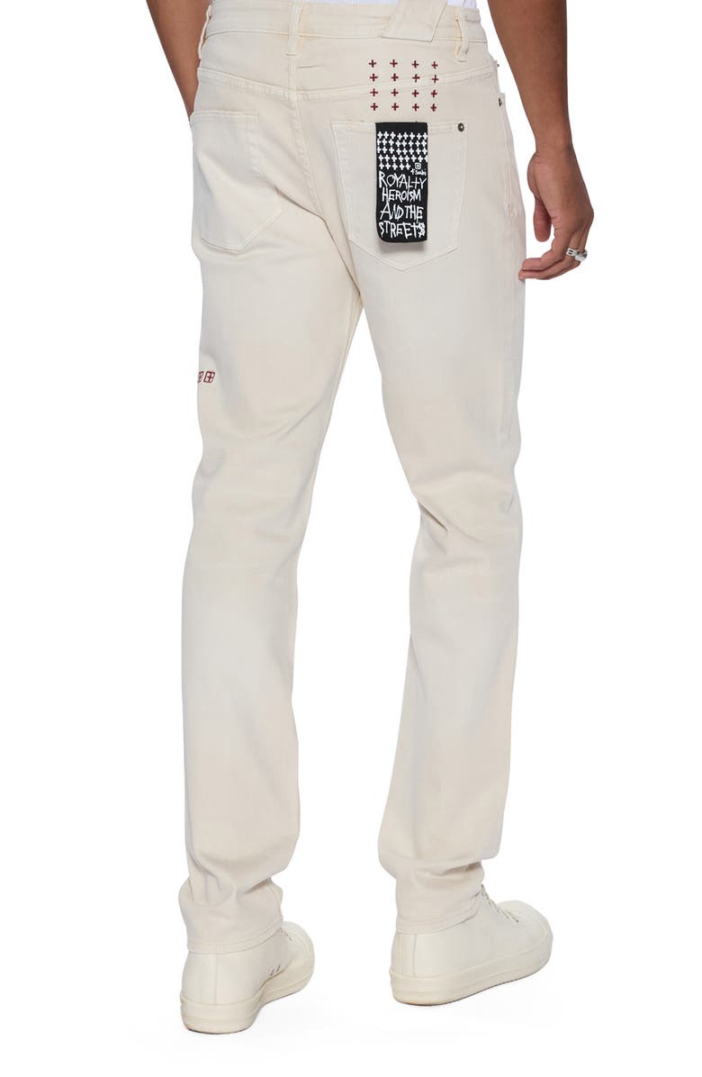 Ksubi Chitch 1999 Slim Fit Jeans, Alternate, color, Ivory