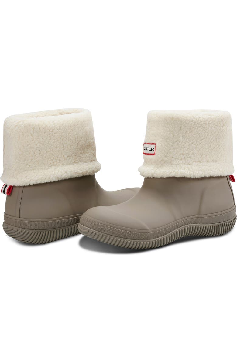 Hunter Thunor Indoor/Outdoor Insulated Roll Top Waterproof Snow Boot, Alternate, color, Millstone