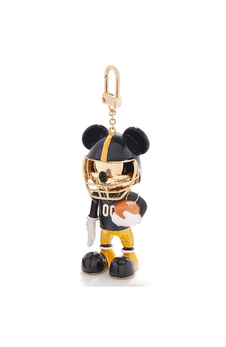 BaubleBar Pittsburgh Steelers Disney Mickey Mouse Keychain, Main, color, 