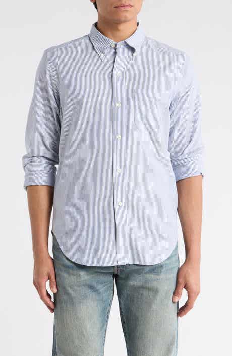 BUCK MASON Stripe California Oxford Button-Down Shirt
