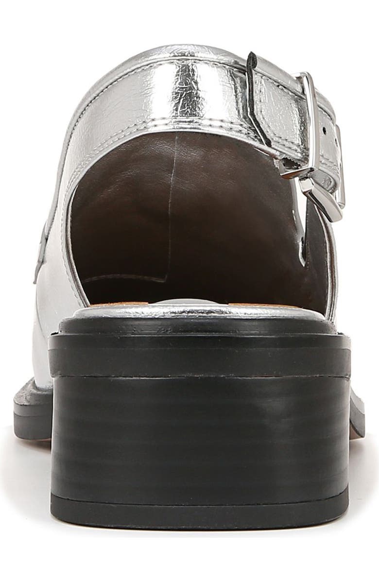 Franco Sarto Giada Slingback Loafer Pump, Alternate, color, Silver