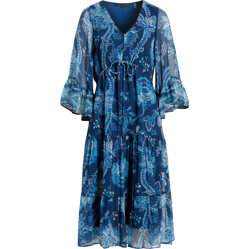 Kobi Halperin Charlee Print Dress In Blue