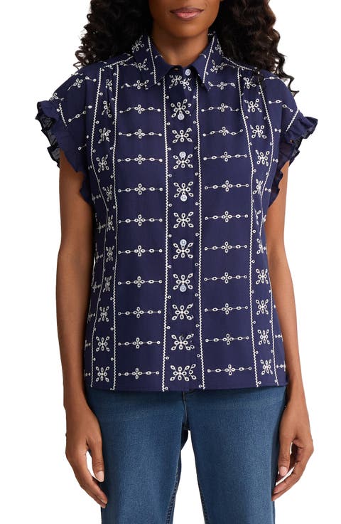 Embroidered Shirt (Petite)