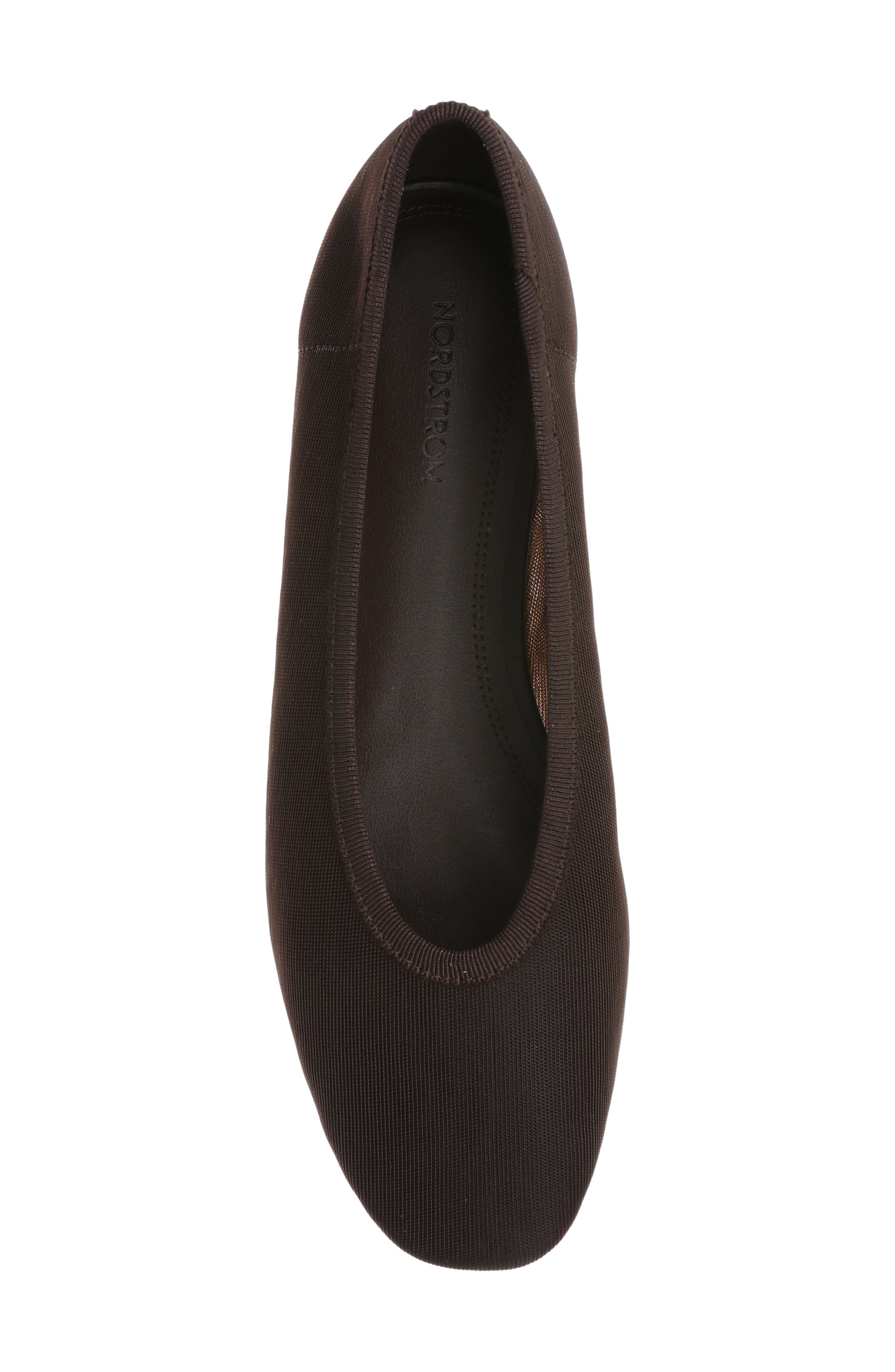 Maddox Mesh Flat, Alternate, color, BROWN RAISIN