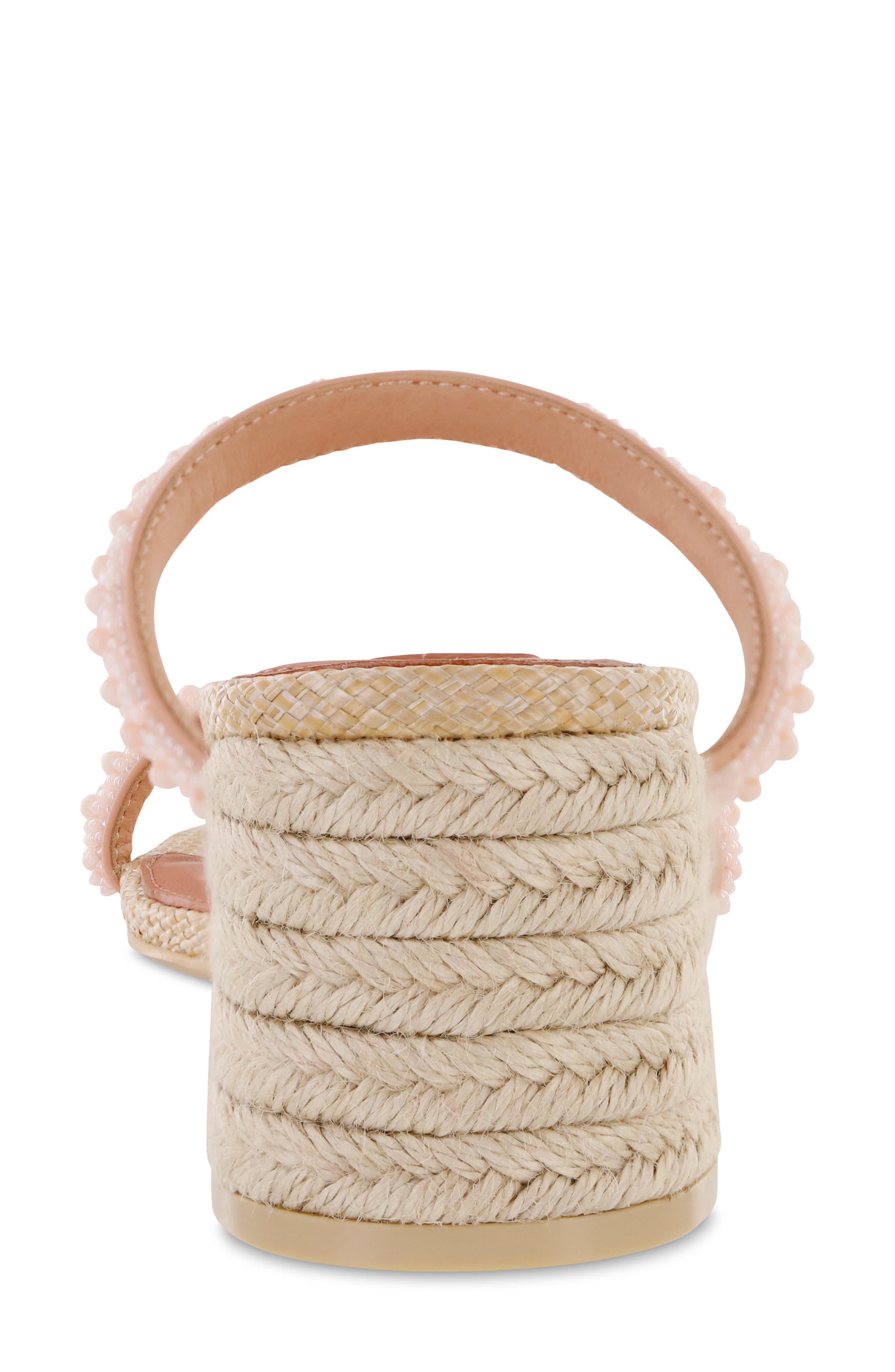 Isabeli Espadrille Slide Sandal, Alternate, color, CORAL
