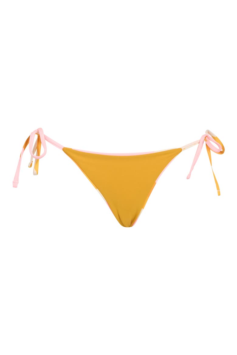 Sunning Reversible Cheeky Bikini Bottoms, Alternate, color, PINK