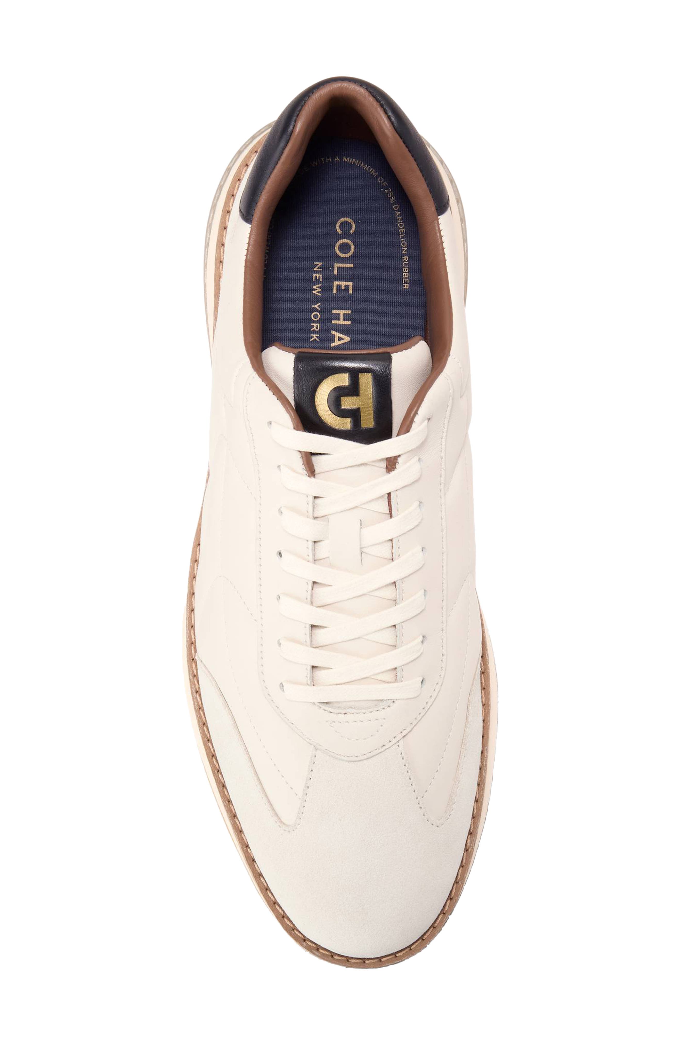 GrandPro Touchline Energy Sneaker, Alternate, color, IVORY / SILVER BIRCH SUEDE