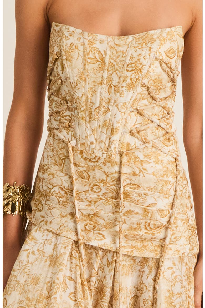 Luminary Victoria Dress, Alternate, color, Gold