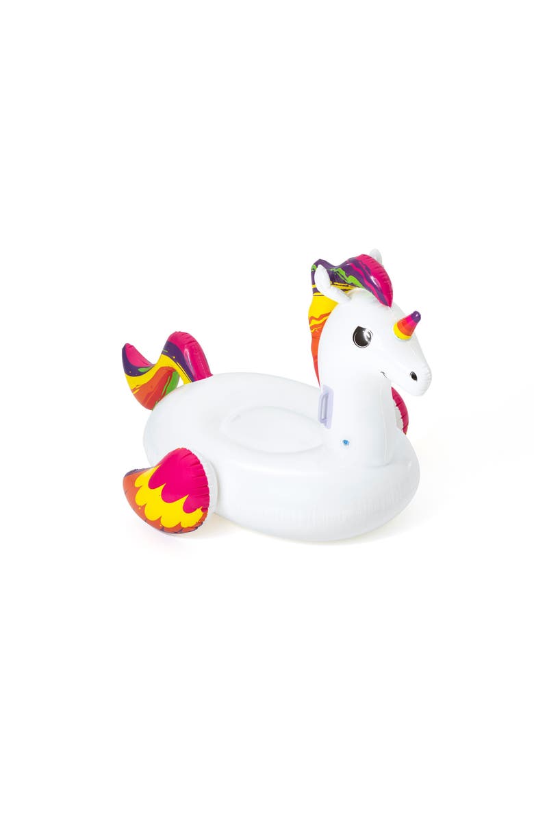 H2OGO! 100% Fantasy Unicorn Kids Rideon Pool Float, Main, color, Multicolored