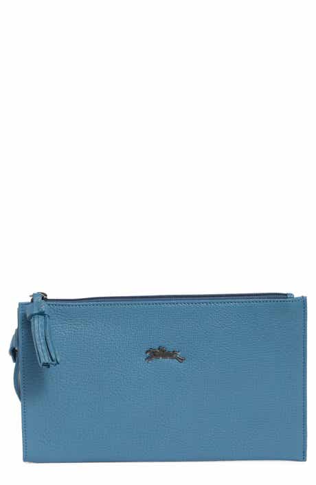 Longchamp Penelope Leather Wristlet