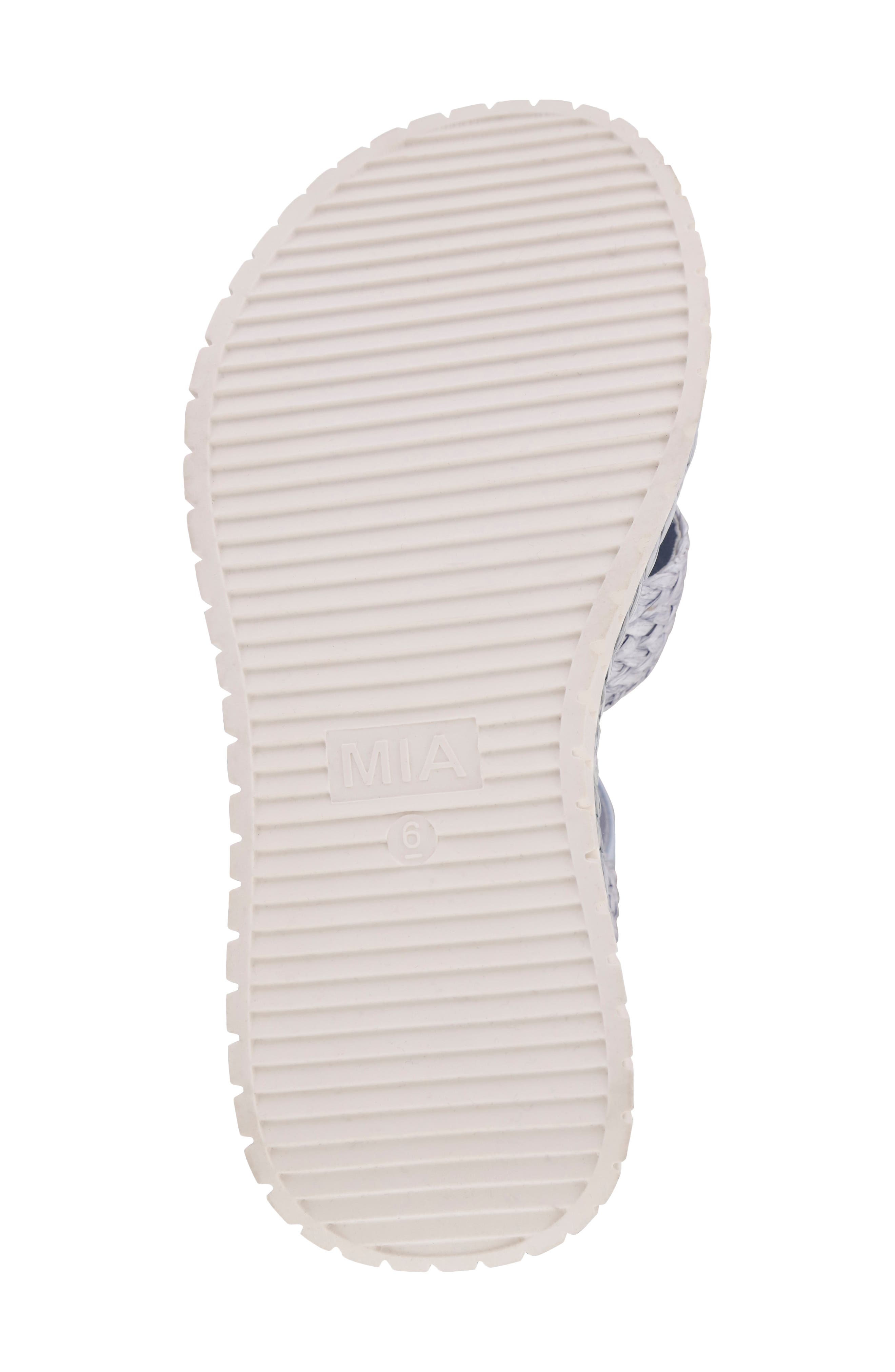 Zamara Raffia Wedge Platform Sandal, Alternate, color, LIGHT BLUE