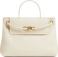 Bottega Veneta Ciao Ciao Knot Detail Leather Top Handle Bag