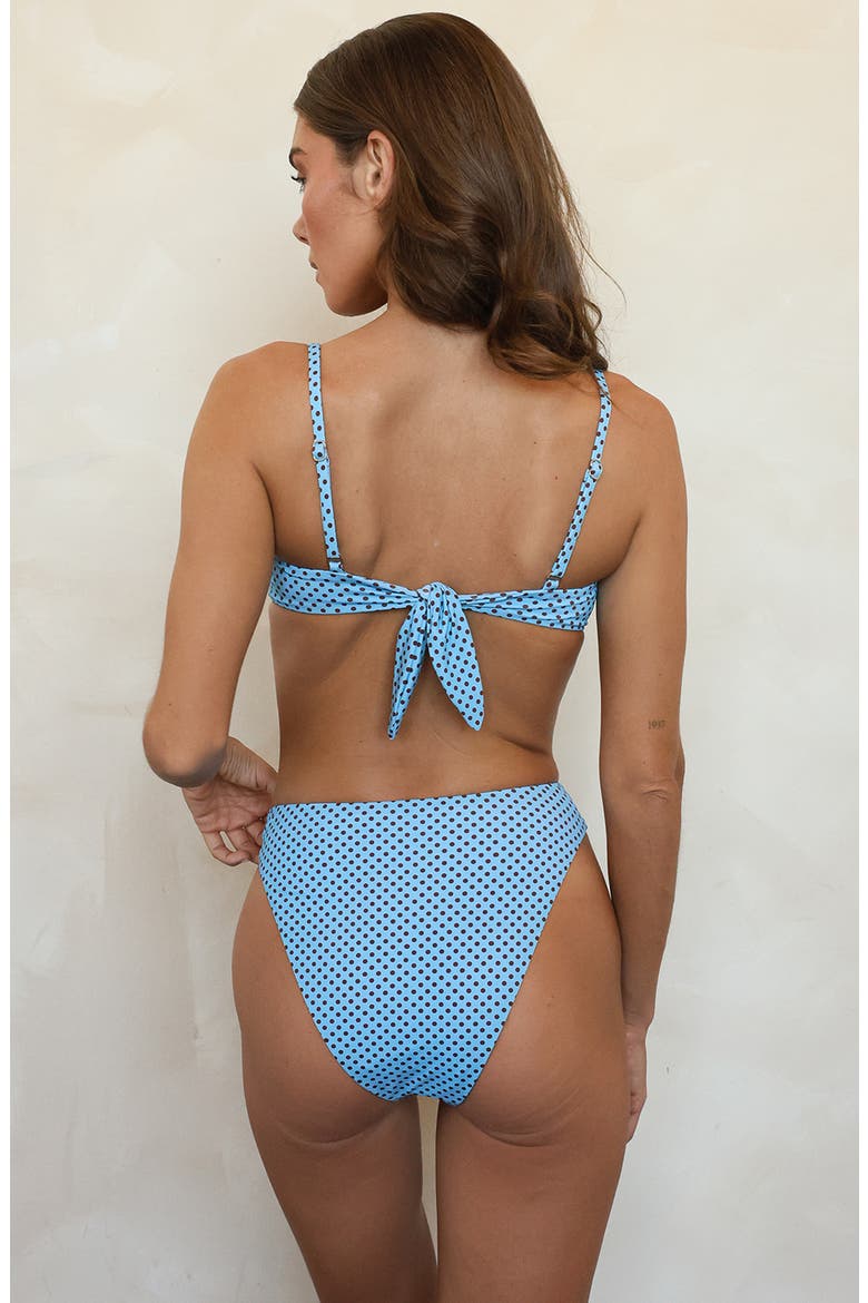 Toffee Cheeky Bikini Bottom, Alternate, color, Blueberry Latte