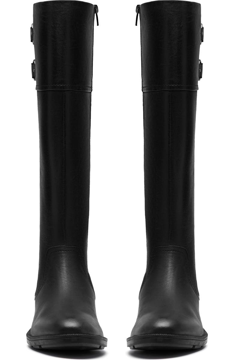 Clarks<sup>®</sup> Adalynn Hope Knee High Boot, Alternate, color, Black Leather