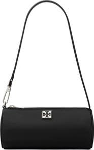 Tory Burch Virginia Nylon Cylinder Shoulder Bag