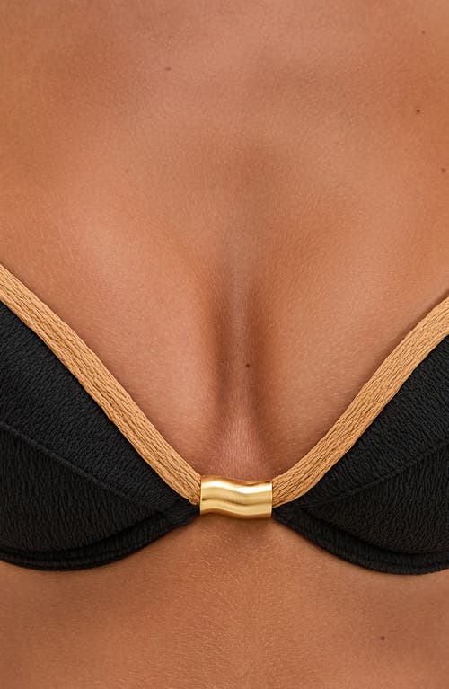 Vix Paula Hermanny Firenze Lily Lais Bikini Top In Black