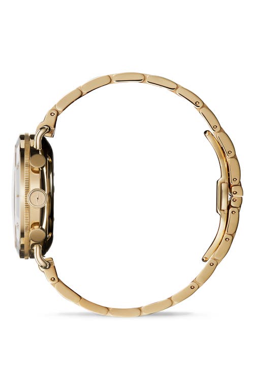 Shinola Canfield Sport Chronograph Bracelet Watch, 40mm In Gold