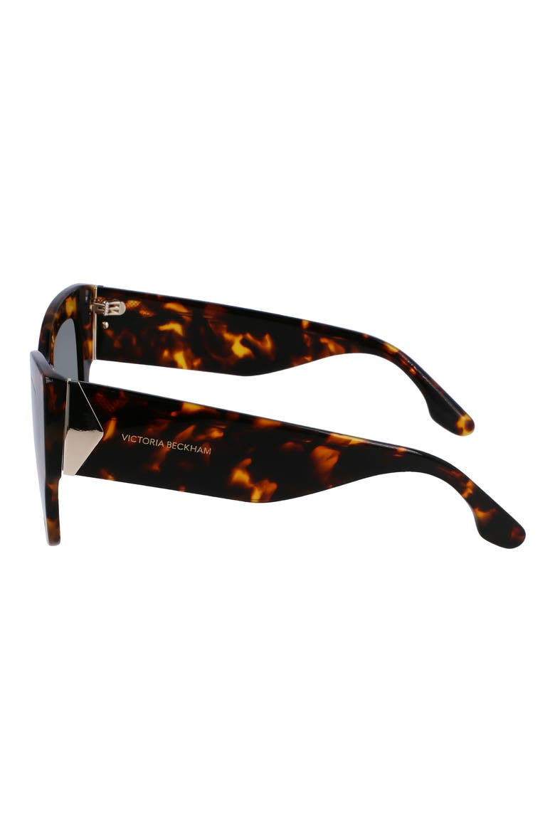 51mm Butterfly Sunglasses, Alternate, color, DARK HAVANA