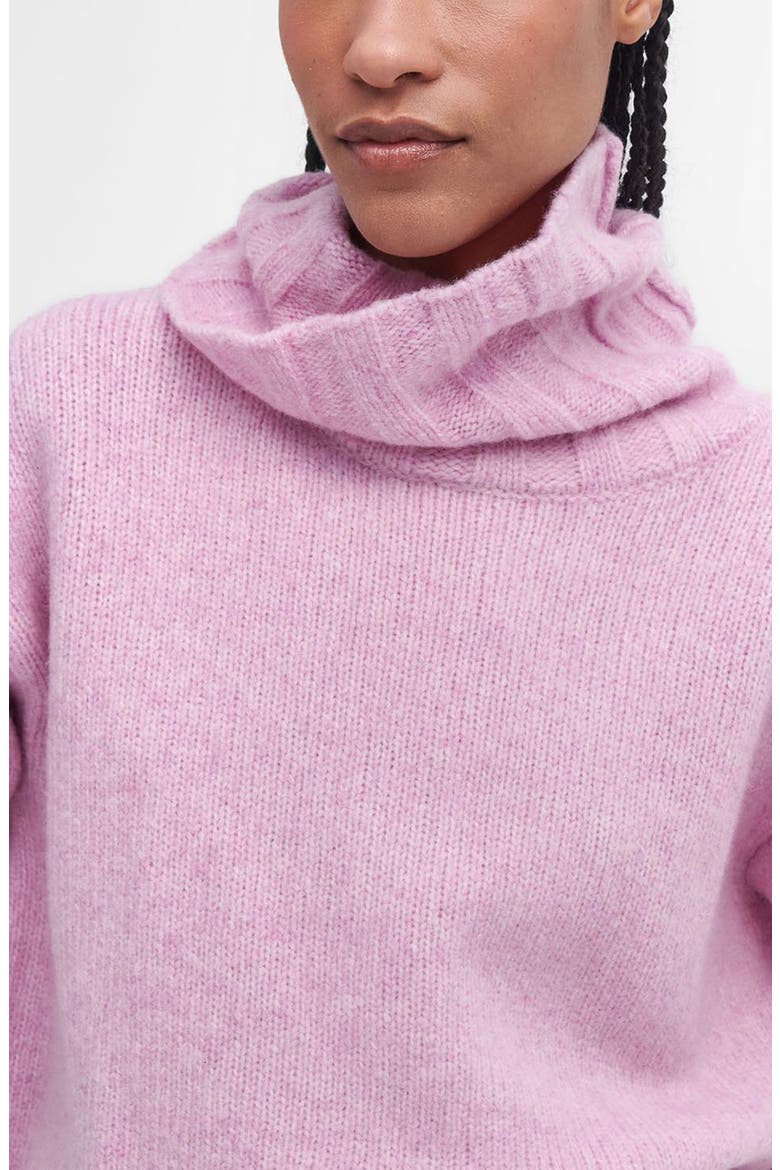 Anita Wool Blend Turtleneck Sweater, Alternate, color, LAVENDER PURPLE