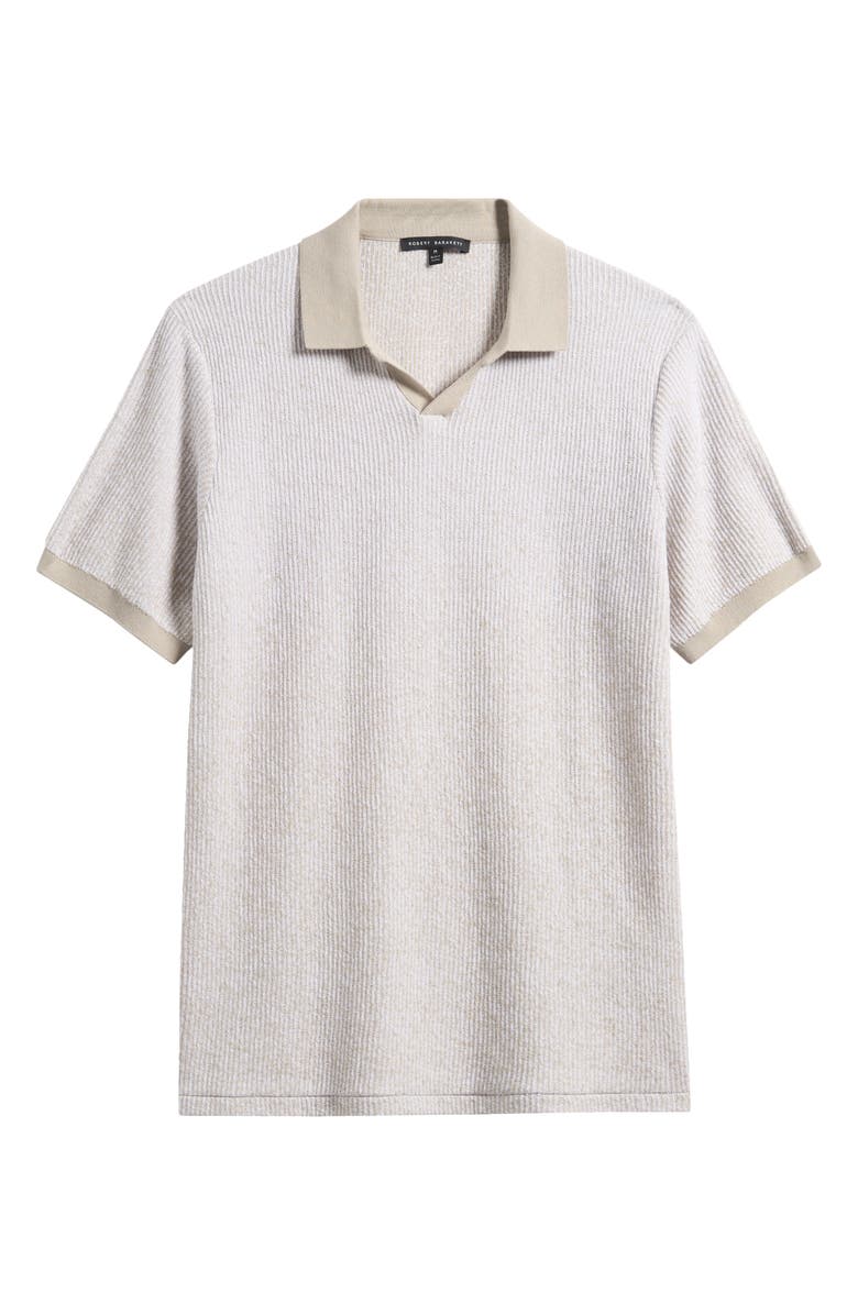 Robert Barakett Mission Hill Ombré Johnny Collar Polo, Alternate, color, Cream