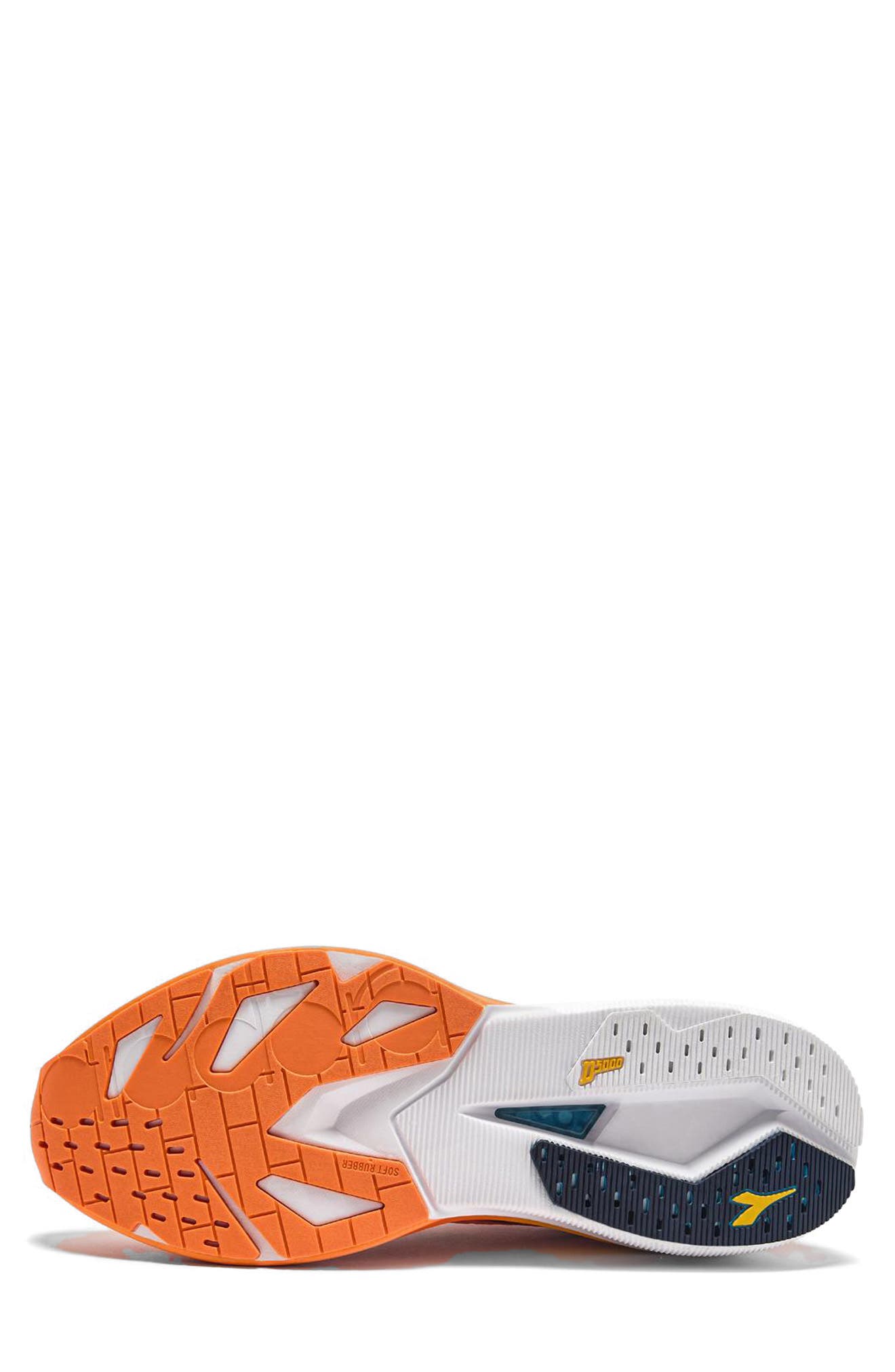 Diadora Mythos Blushield Volo 5 Sneaker, Alternate, color, Nectarine/ Lemon Chrome