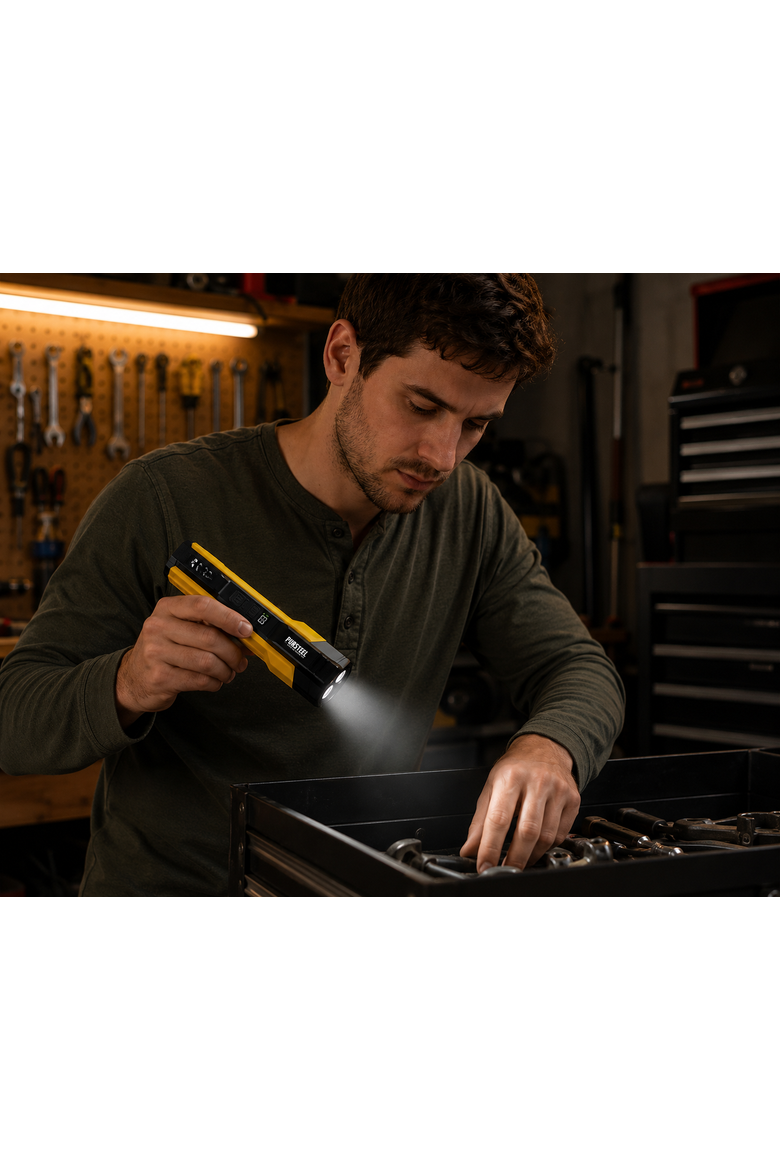 2-in-1 Flashlight & Fast-Charge Power Bank, Alternate, color, White