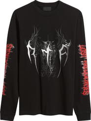 RtA Lawrence Cyber Sigilism Long Sleeve Graphic T-Shirt