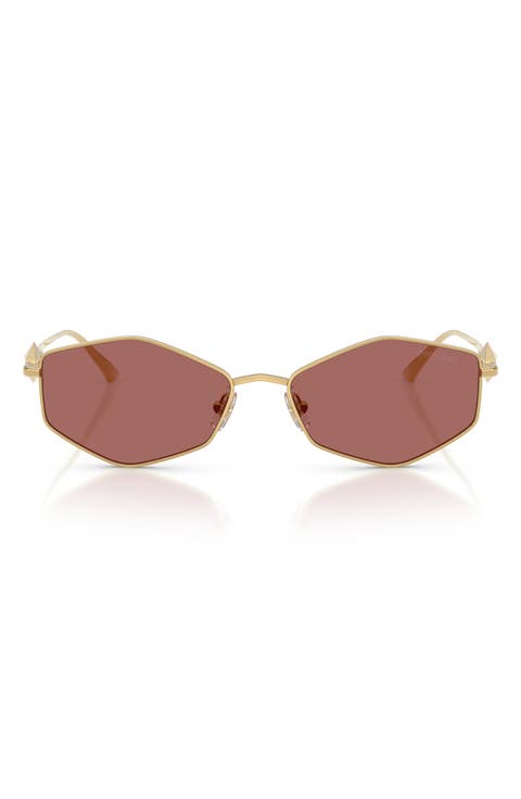 Zoey 55mm Geometric Sunglasses