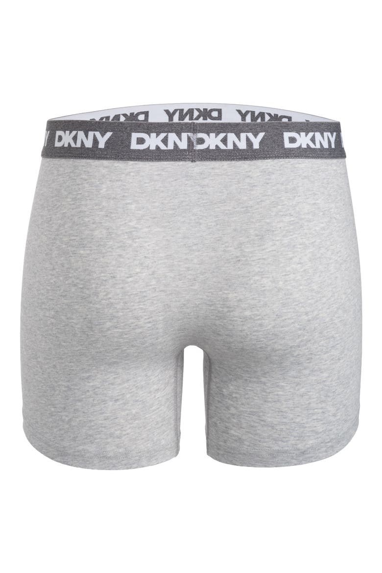 Cotton Stretch Pack of 4 Boxer Briefs, Alternate, color, BLACK/WHITE/GREY