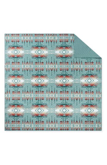 Pendleton Pilot Rock Cotton Quilt & Sham Set In Jadeite