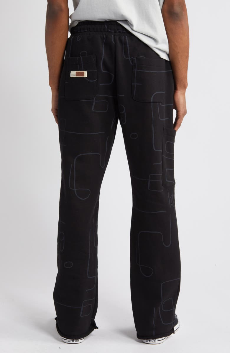 HONOR THE GIFT Geo Print Cotton Terry Pants, Alternate, color,