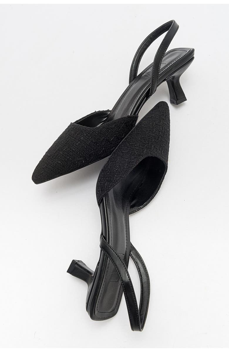 Prologue Shoes Over Pointed Toe Pump, Alternate, color, Black
