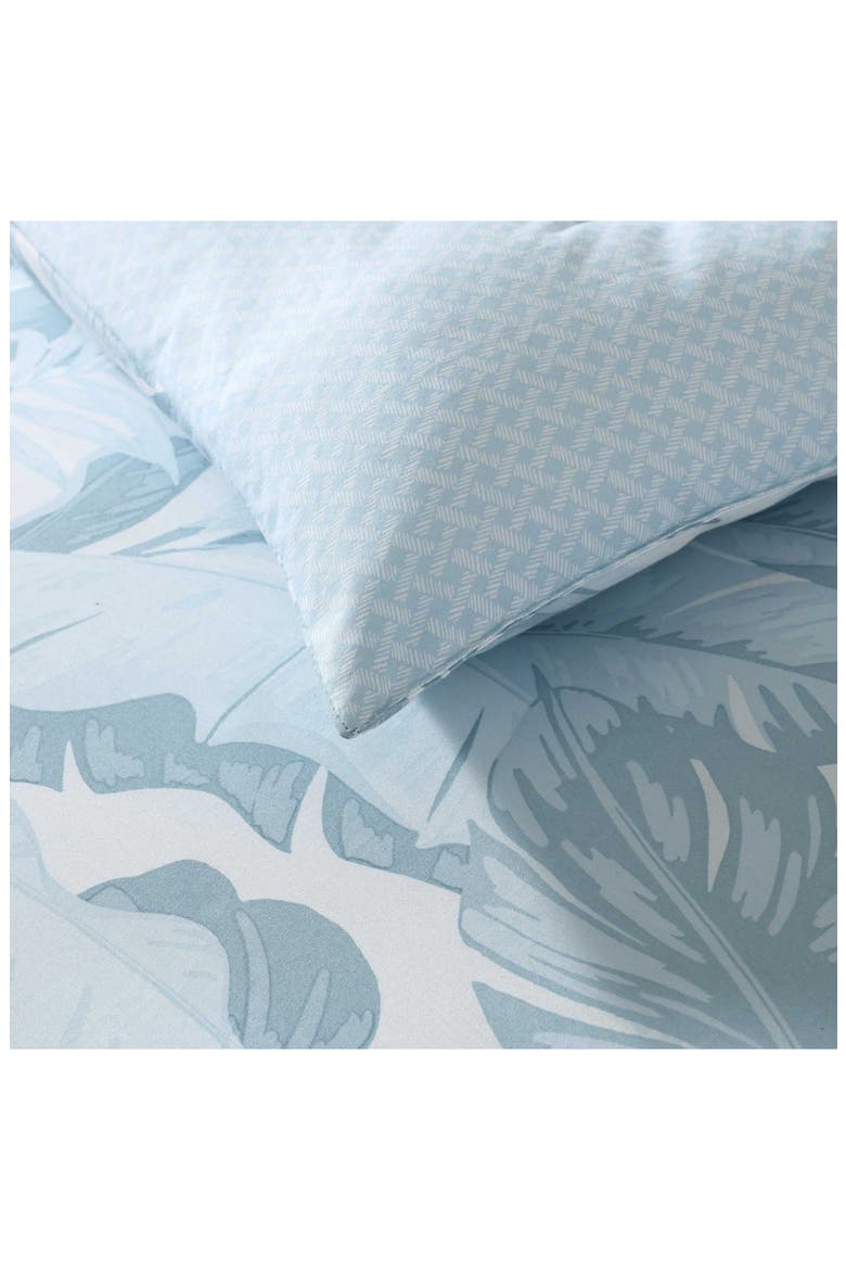 Palm Serenity Reversible Comforter & Sham Set, Alternate, color, BLUE