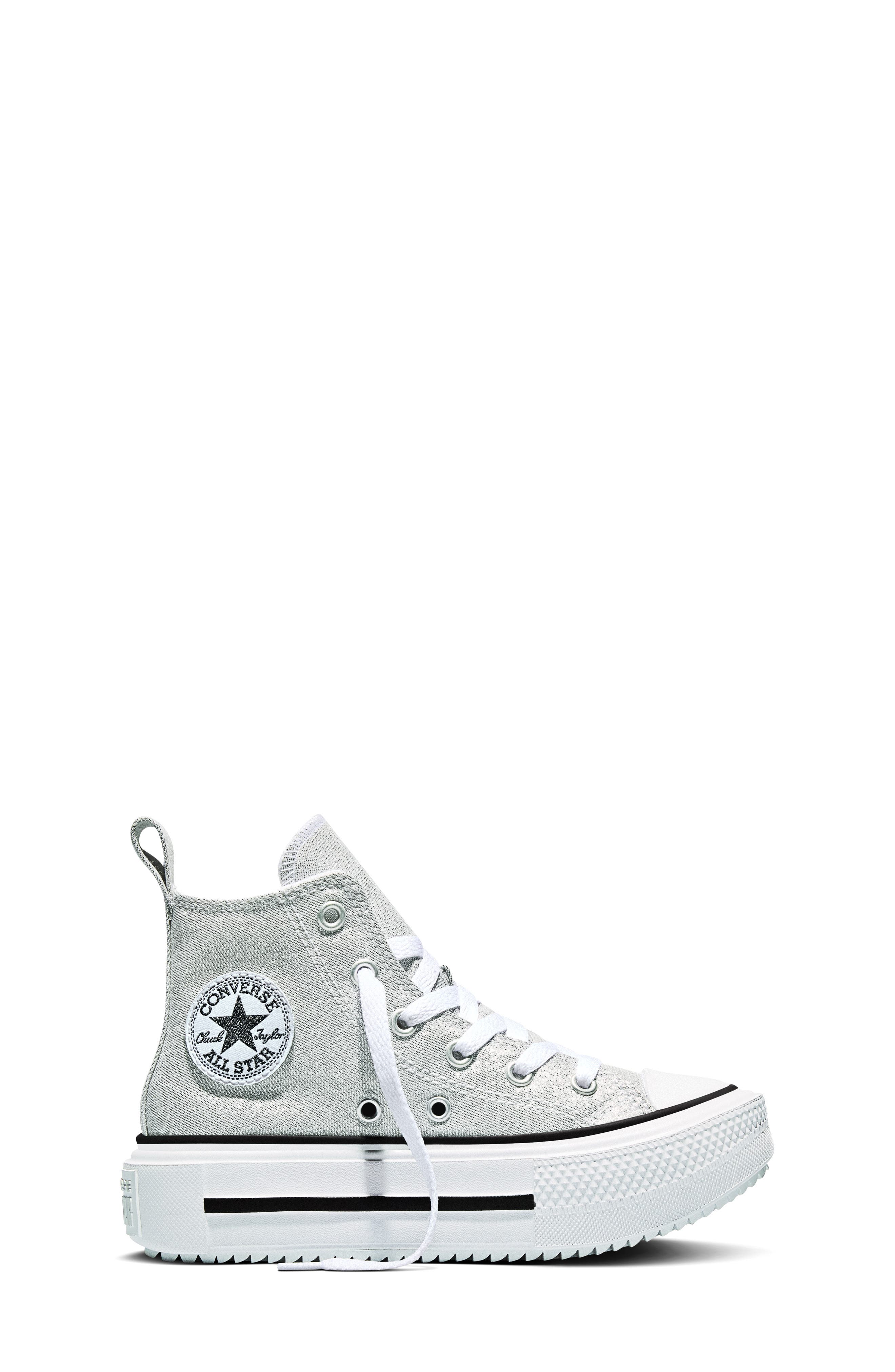 Converse Kids' Chuck Taylor All Star Lift Double Stack High Top Platform Sneaker, Alternate, color, 