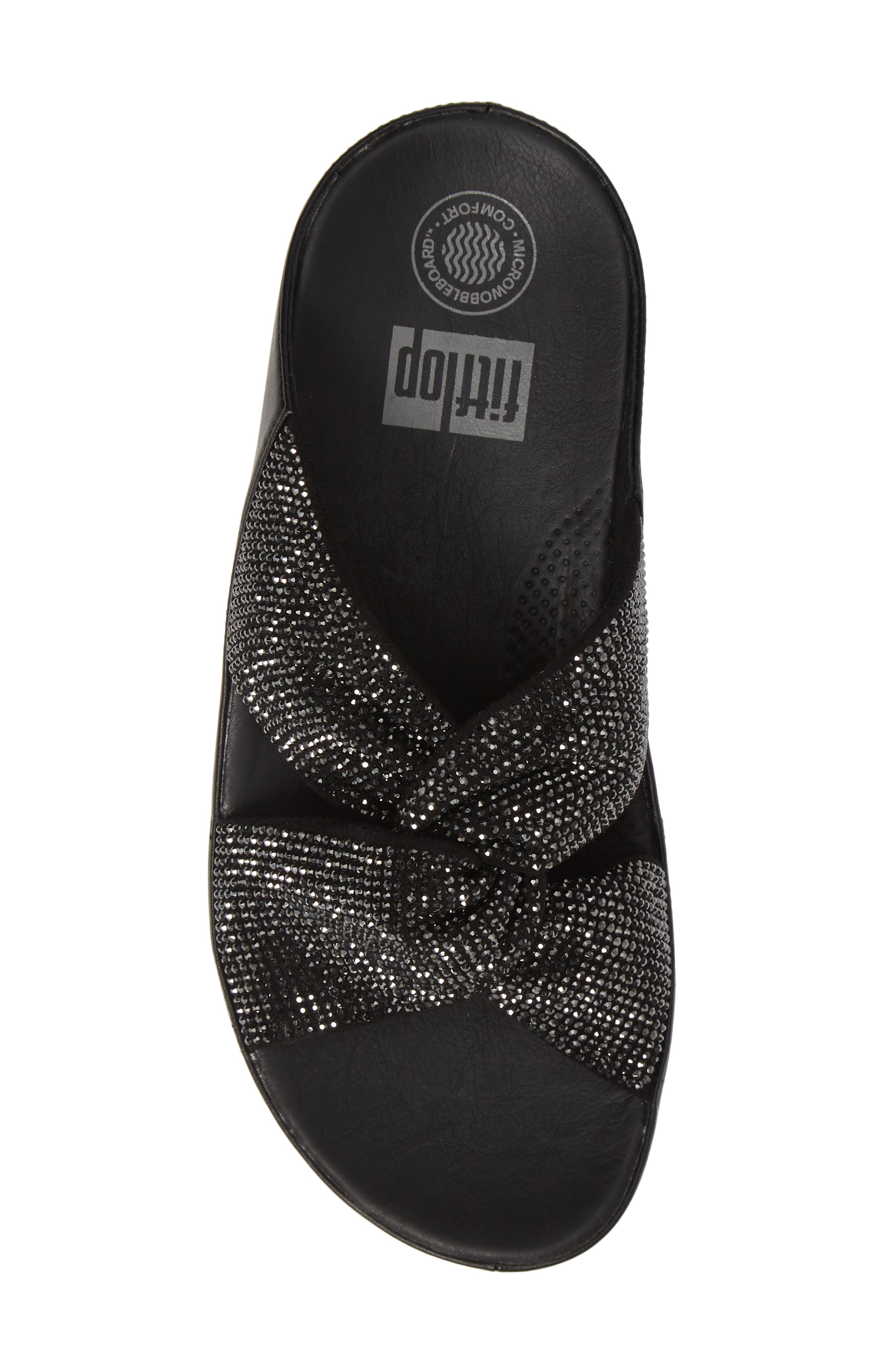 FitFlop Twiss Crystal Embellished Slide Sandal, Alternate, color, 