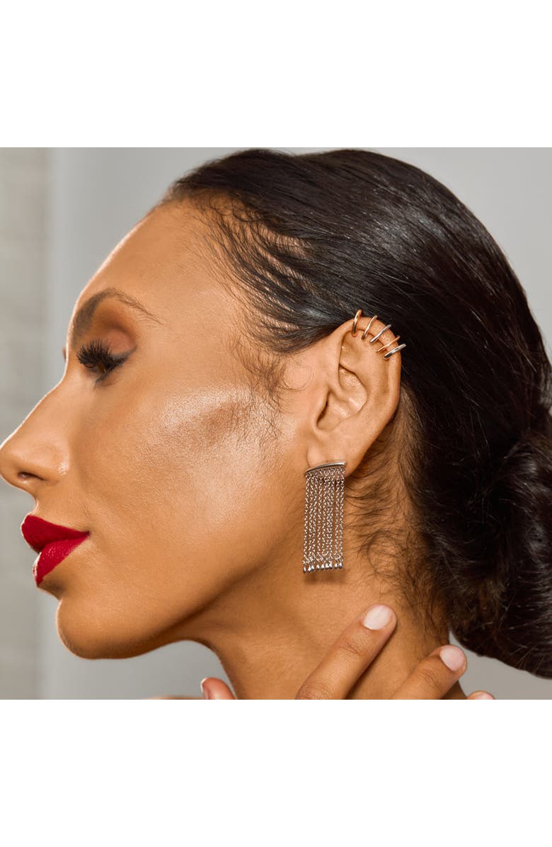 Lucy Quartermaine Waterfall Rain Earrings, Alternate, color, Sterling Silver